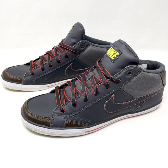 Nike Capri II 2011 Mid Dark Grey Yellow 407893-014 Men Size 11 EUC - Picture 8 of 8